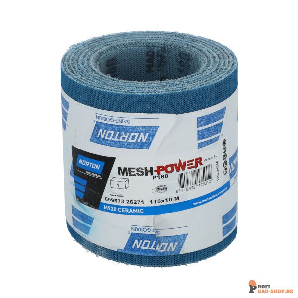 nortonschleifmittel/NORTON_schleifmittel_69957326271 Regular Rolls Selfgrip Norton-Meshpower Ceramic-115x10m_180_179227